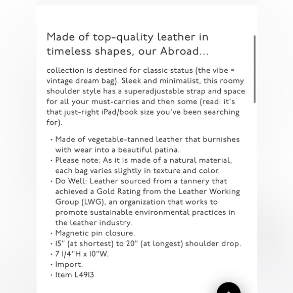 Madewell - The Abroad Shoulder Bag - Picture 6 of 6